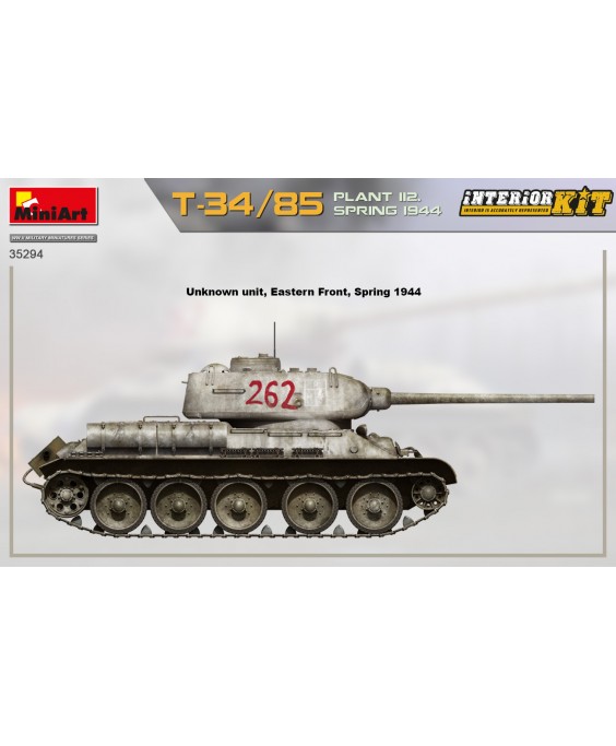 MiniArt modelis T-34-85 Plant 112. Spring 1944. Interior Kit 1/35