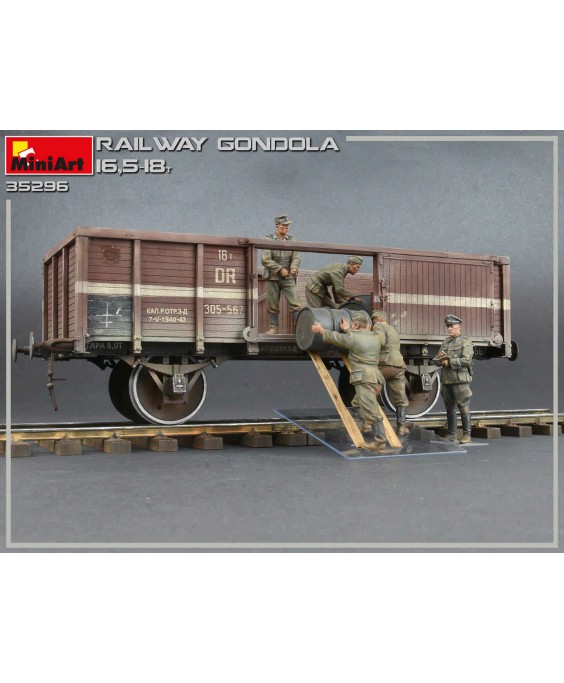 MiniArt Railway Gndola 16.5-18 t 1/35