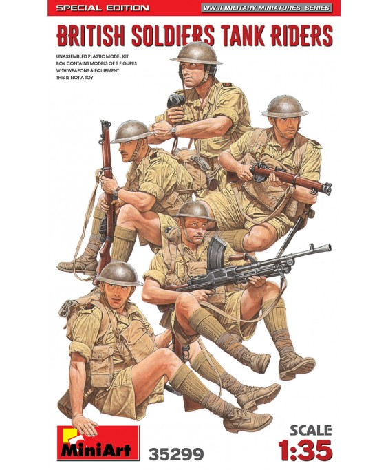 MiniArt British Soldiers Tank Riders. Special Edition 1/35