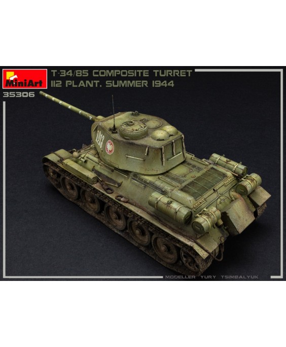 MiniArt modelis T-35-85 Composite Turret.112 Plant.Summer 1944 1/35