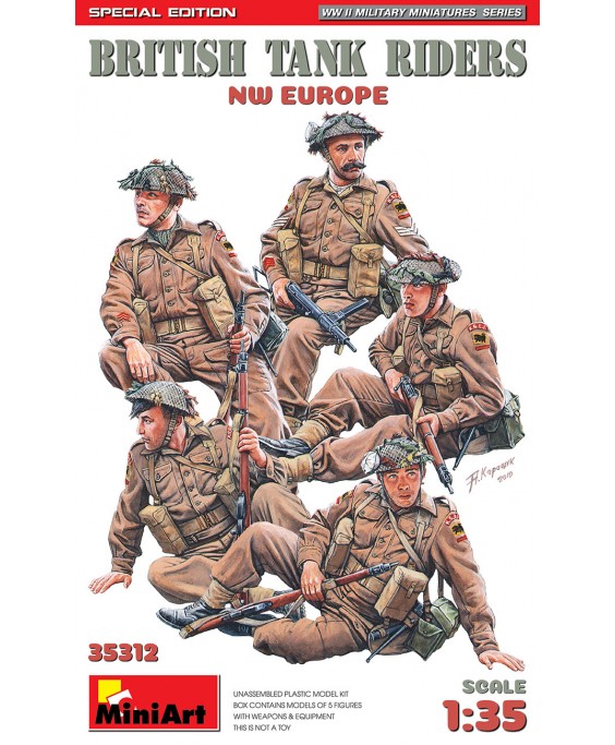 MiniArt British Tank Riders (NW Europe). Special Edition 1/35