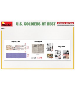 MiniArt U.S. SOLDIERS AT REST 1/35