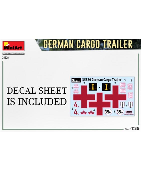 MiniArt GERMAN CARGO TRAILER 1/35