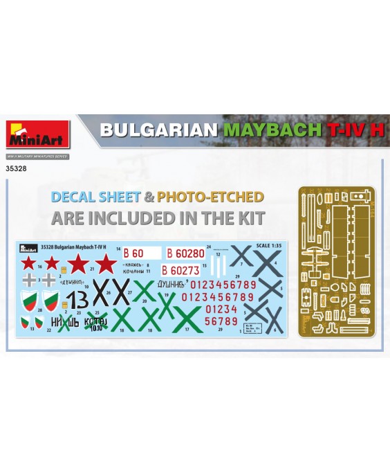 MiniArt modelis Bulgarian Maybach T-IV H 1/35