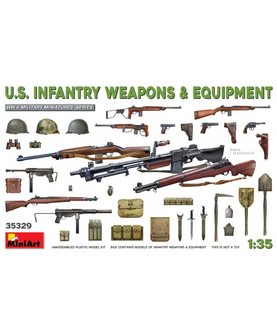 MiniArt U.S. INFANTRY WEAPONS & EQUIPMENT 1/35