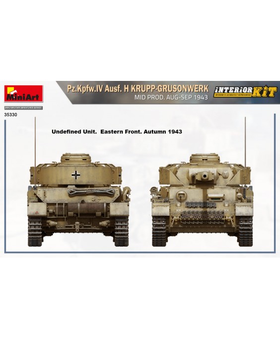 MiniArt modelis Pz.Kpfw.IV Ausf. H Krupp-Grusonwerk. Mid Prod. (Aug-Sep 1943) Interior Kit 1/35
