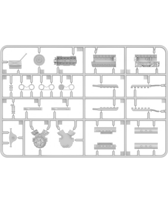 MiniArt Maybach HL 120 Engine for Panzer III/IV Family w/Repair Crew 1/35
