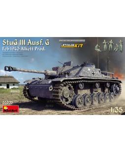 MiniArt modelis StuG III Ausf. G Feb 1943 Alkett 1/35