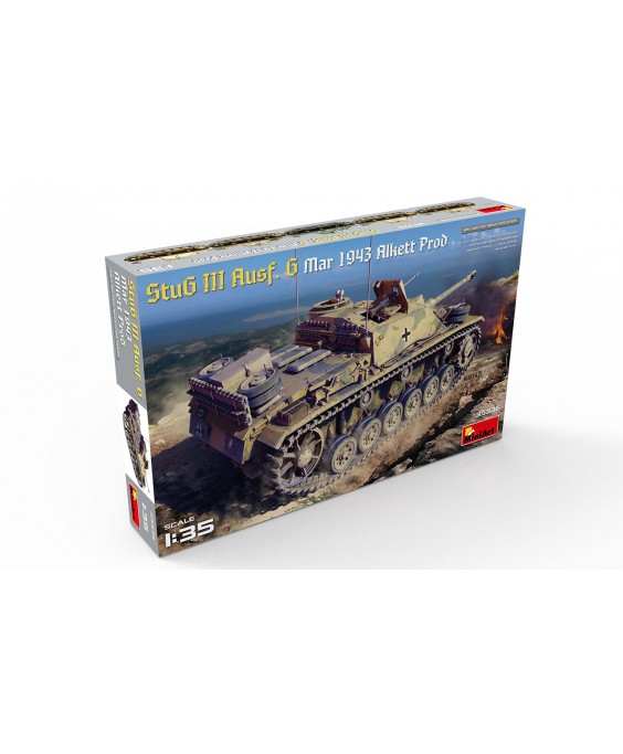 MiniArt modelis StuG III Ausf. G March 1943 Alkett Prod 1/35
