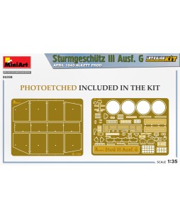 MiniArt modelis Sturmgeschutz III Ausf. G APRIL 1943 ALKETT PROD. 1/35