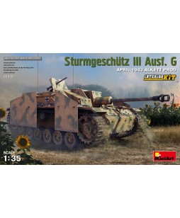 MiniArt modelis Sturmgeschutz III Ausf. G APRIL 1943 ALKETT PROD. 1/35
