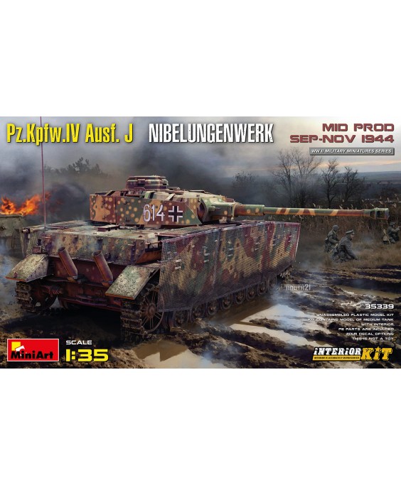 MiniArt modelis Pz.Kpfw.IV Ausf.J Nibelungenwerk 1/35