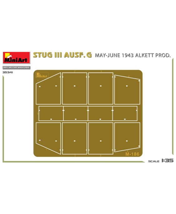 MiniArt STUG III AUSF. G MAY-JUNE 1943 ALKETT PROD. 1/35