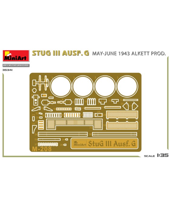 MiniArt STUG III AUSF. G MAY-JUNE 1943 ALKETT PROD. 1/35