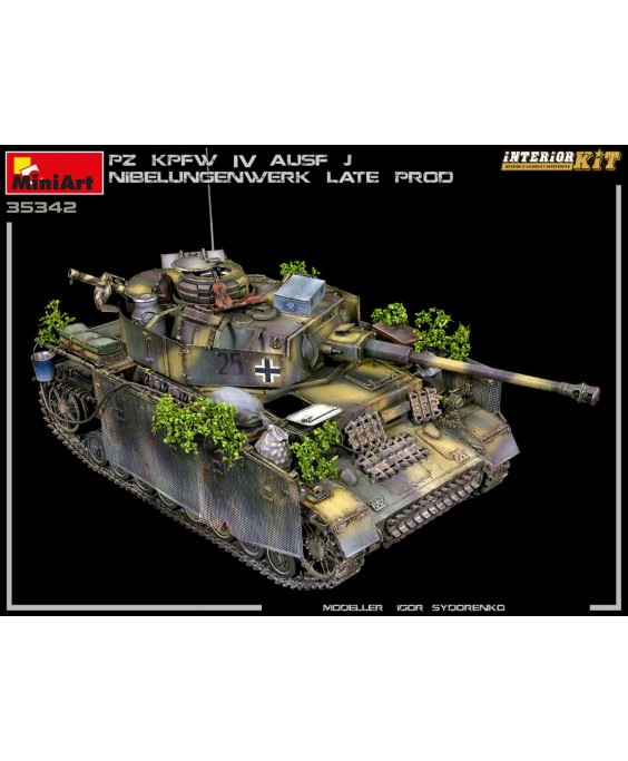 MiniArt modelis Pz.Kpfw.IV Ausf. J Nibelungenwerk Late Prod. (Jan - Feb 1945) Interior Kit 1/35 MiniArt modelis Pz.Kpfw.IV Ausf. J Nibelungenwerk Late Prod. (Jan - Feb 1945) Interior Kit 1/35