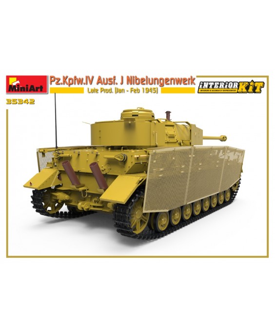 MiniArt modelis Pz.Kpfw.IV Ausf. J Nibelungenwerk Late Prod. (Jan - Feb 1945) Interior Kit 1/35 MiniArt modelis Pz.Kpfw.IV Ausf. J Nibelungenwerk Late Prod. (Jan - Feb 1945) Interior Kit 1/35