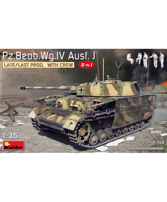 MiniArt modelis Pz.Beob.Wg.IV Ausf. J Late/Last Prod. 2 in 1 w/Crew 1/35