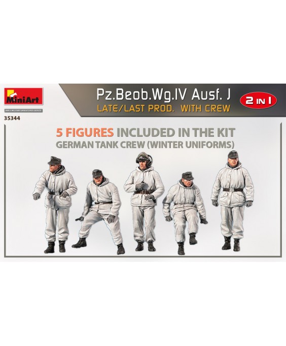 MiniArt modelis Pz.Beob.Wg.IV Ausf. J Late/Last Prod. 2 in 1 w/Crew 1/35