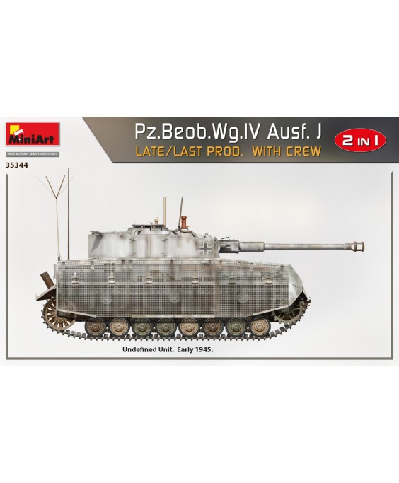 MiniArt modelis Pz.Beob.Wg.IV Ausf. J Late/Last Prod. 2 in 1 w/Crew 1/35