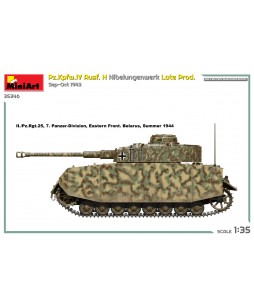 MiniArt modelis Pz.Kpfw.IV Ausf. H Nibelungenwerk Late Prod. Sep-Oct 1943 1/35