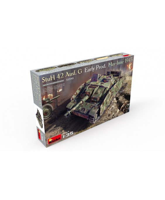 MiniArt modelis StuH 42 Ausf. G Early Prod. May-June 1943 1/35