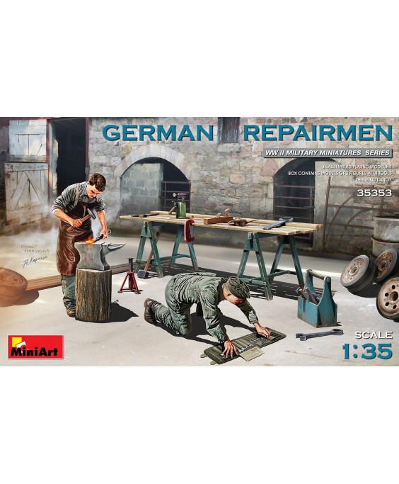 MiniArt modelis German repairmen  1/35