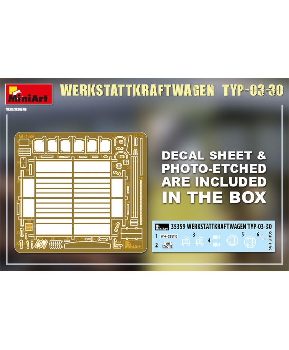 MiniArt modelis Werkstattkraftwagen typ-03-30 1/35