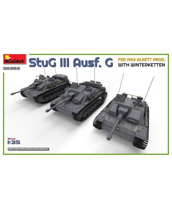 MiniArt modelis StuG III Ausf. G VAS 1943 1/35 MiniArt modelis StuG III Ausf. G VAS 1943 1/35