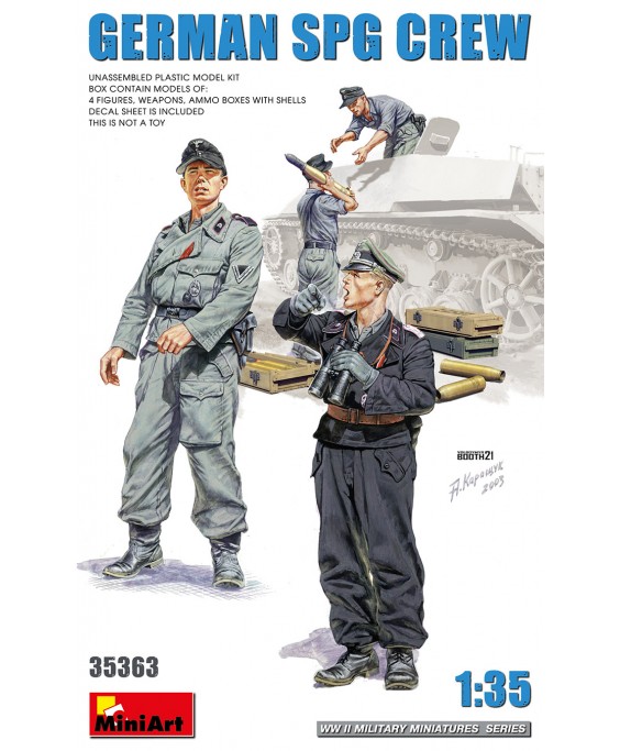 MiniArt German  SPG Crew 1/35