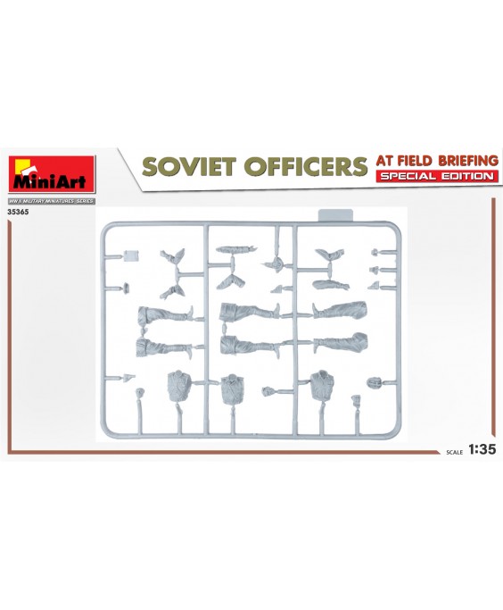 MiniArt Soviet officers at field briefing. Special edition. 1/35
