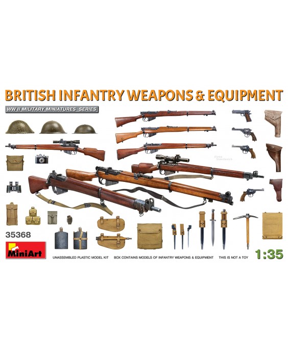 MiniArt British Infantry Weapons & Equipment 1/35