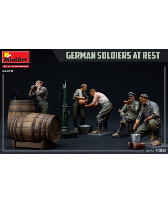 MiniArt German soldiers at rest.Special edition 1/35