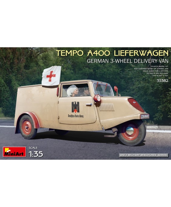 MiniArt modelis Tempo A400 Lieferwagen 1/35