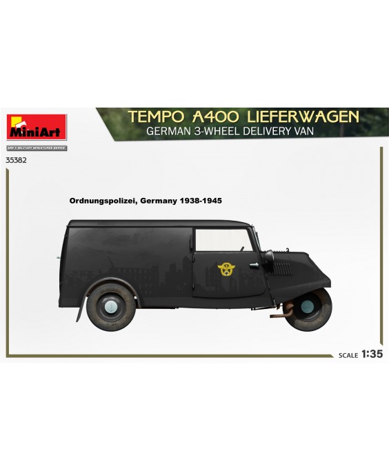MiniArt modelis Tempo A400 Lieferwagen 1/35