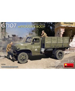 MiniArt modelis G7107 1,5t 4×4 Cargo truck w/eooden body 1/35
