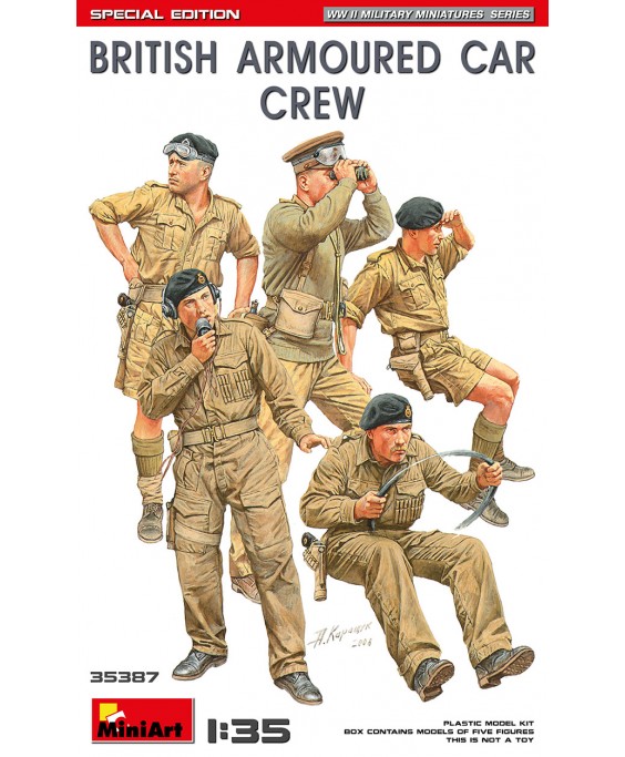 MiniArt BRITISH ARMOURED CAR CREW 1/35
