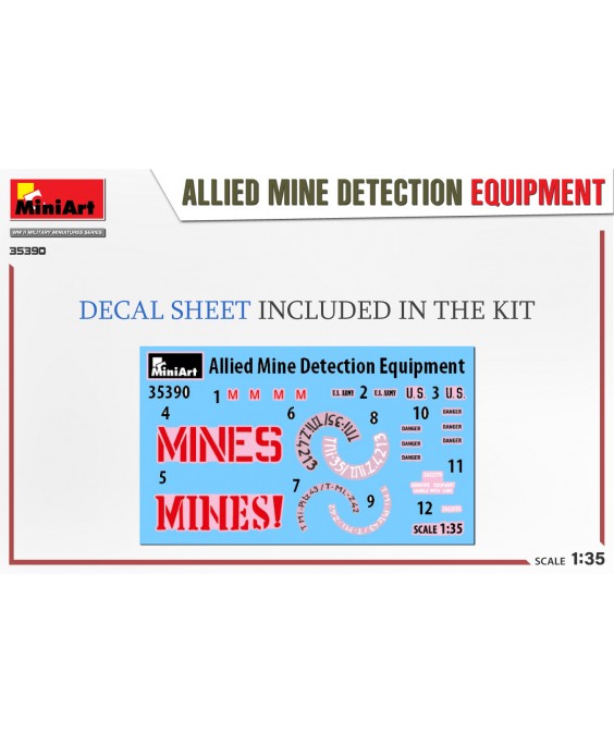 MiniArt Allied mine detection equipment 1/35
