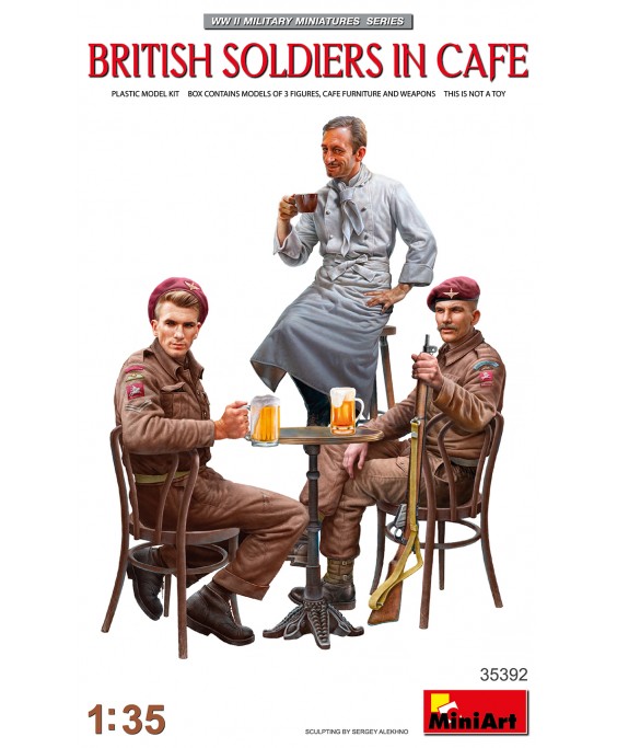 MiniArt BRITISH SOLDIERS IN CAFE 1/35