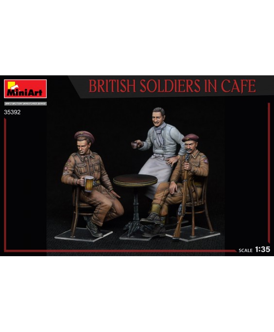MiniArt BRITISH SOLDIERS IN CAFE 1/35