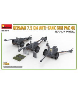 MiniArt GERMAN 7.5CM ANTI-TANK GUN PAK 40. EARLY PROD 1/35