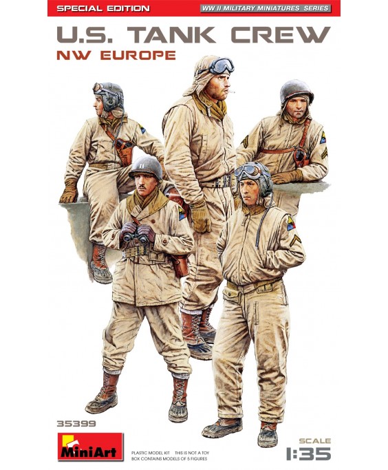 MiniArt U.S. TANK CREW NW EUROPE 1/35