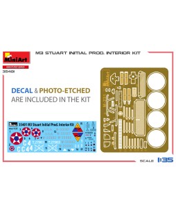 MiniArt modelis M3 STUART INITIAL PRODUCTION 1/35