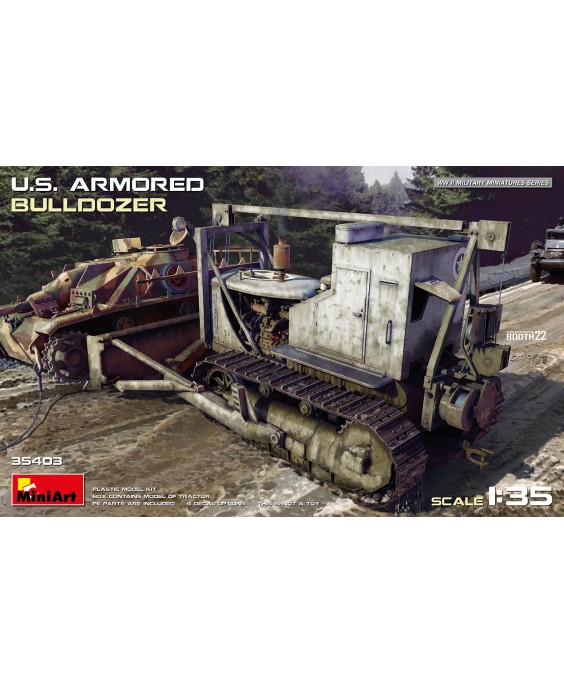 MiniArt U.S. ARMORED BULLDOZER 1/35