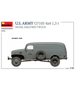 MiniArt U.S. ARMY G7105 4х4 1,5 t PANEL DELIVERY TRUCK 1/35