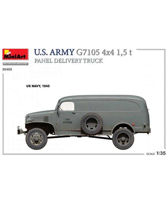 MiniArt U.S. ARMY G7105 4х4 1,5 t PANEL DELIVERY TRUCK 1/35