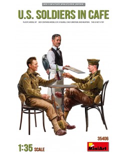 MiniArt U.S. SOLDIERS IN CAFE 1/35