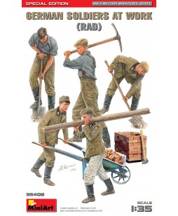 MiniArt GERMAN SOLDIERS AT WORK (RAD)  1/35