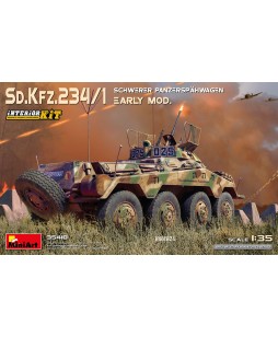 MiniArt modelis Sd.Kfz.234/1 Schwerer Panzerspahwagen. EARLY MOD. INTERIOR KIT 1/35