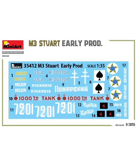 MiniArt M3 STUART EARLY PROD. 1/35