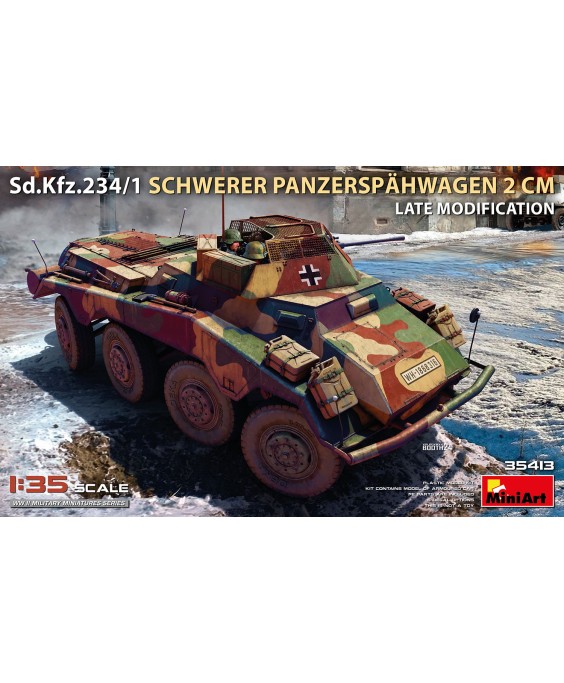 MiniArt Sd.Kfz.234/1 Schwerer Panzerspähwagen (2 cm). Late Mod 1/35